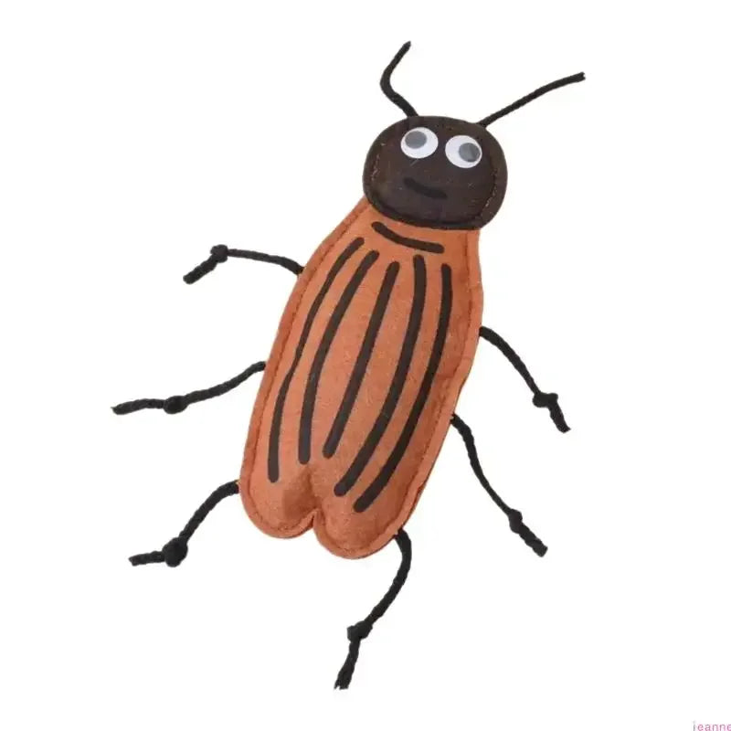 Catnip Cockroach Cat Toy – Soft Felt Interactive Indoor Toy