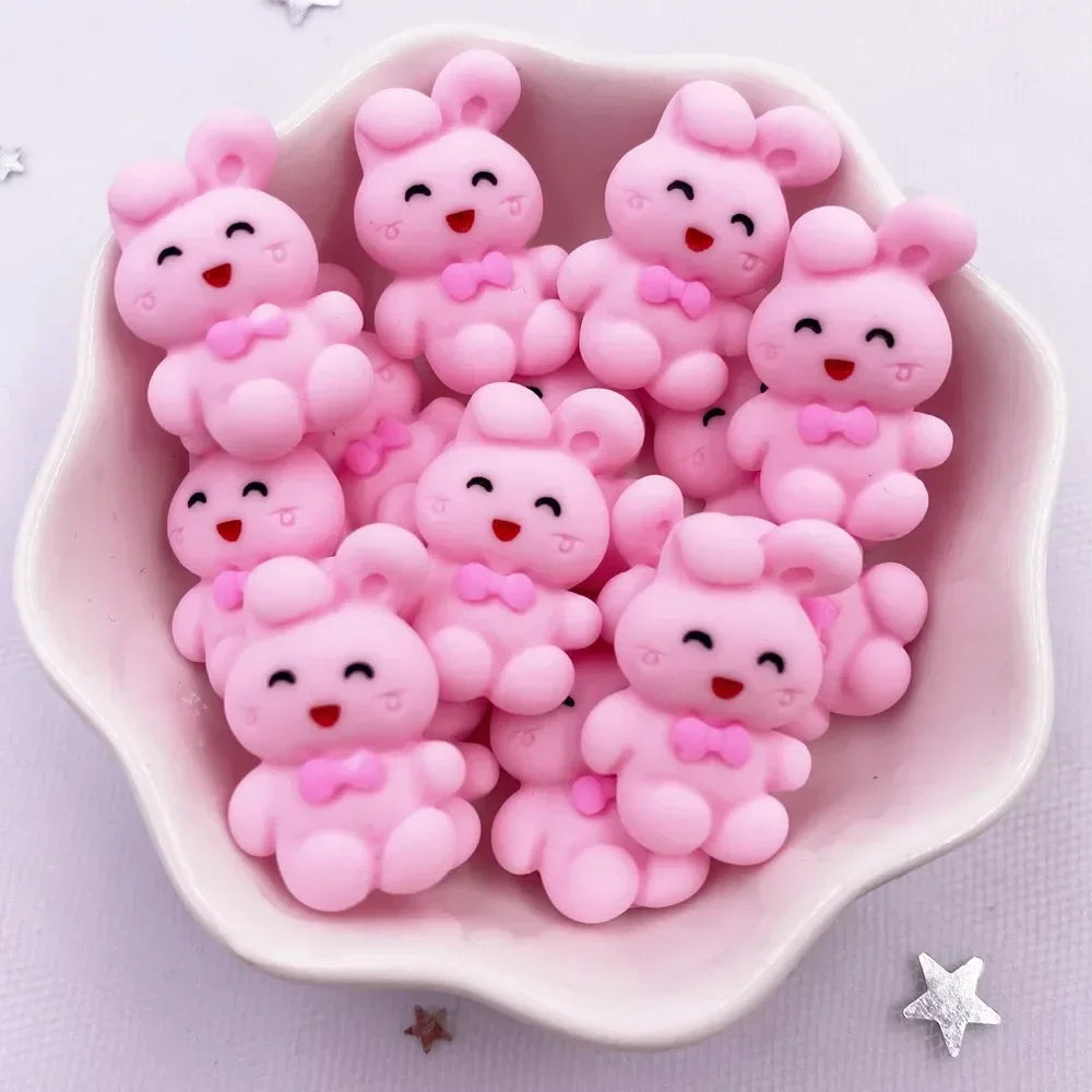 20PCS Kawaii Resin Flatback Mini Figurines – DIY Craft Decor