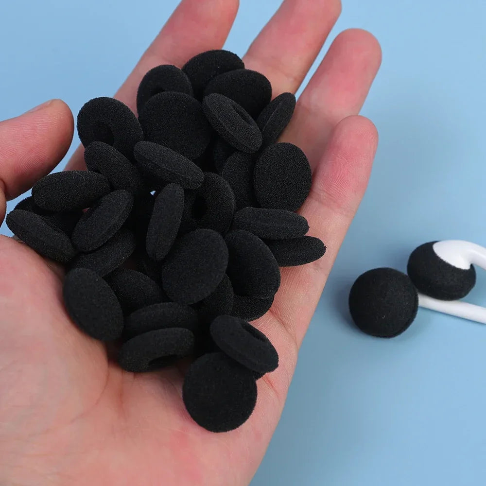 18mm Foam Earphone Ear Pads – Sponge Replacement Covers 20–200pk