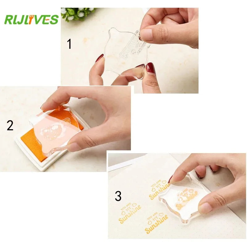 Acrylic Stamp Block Pad – 3 Sizes for Scrapbooking & DIY