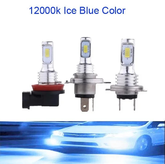 2-Pack H4 H7 H11 LED Headlight & Fog Light Bulbs 6000K 16000LM