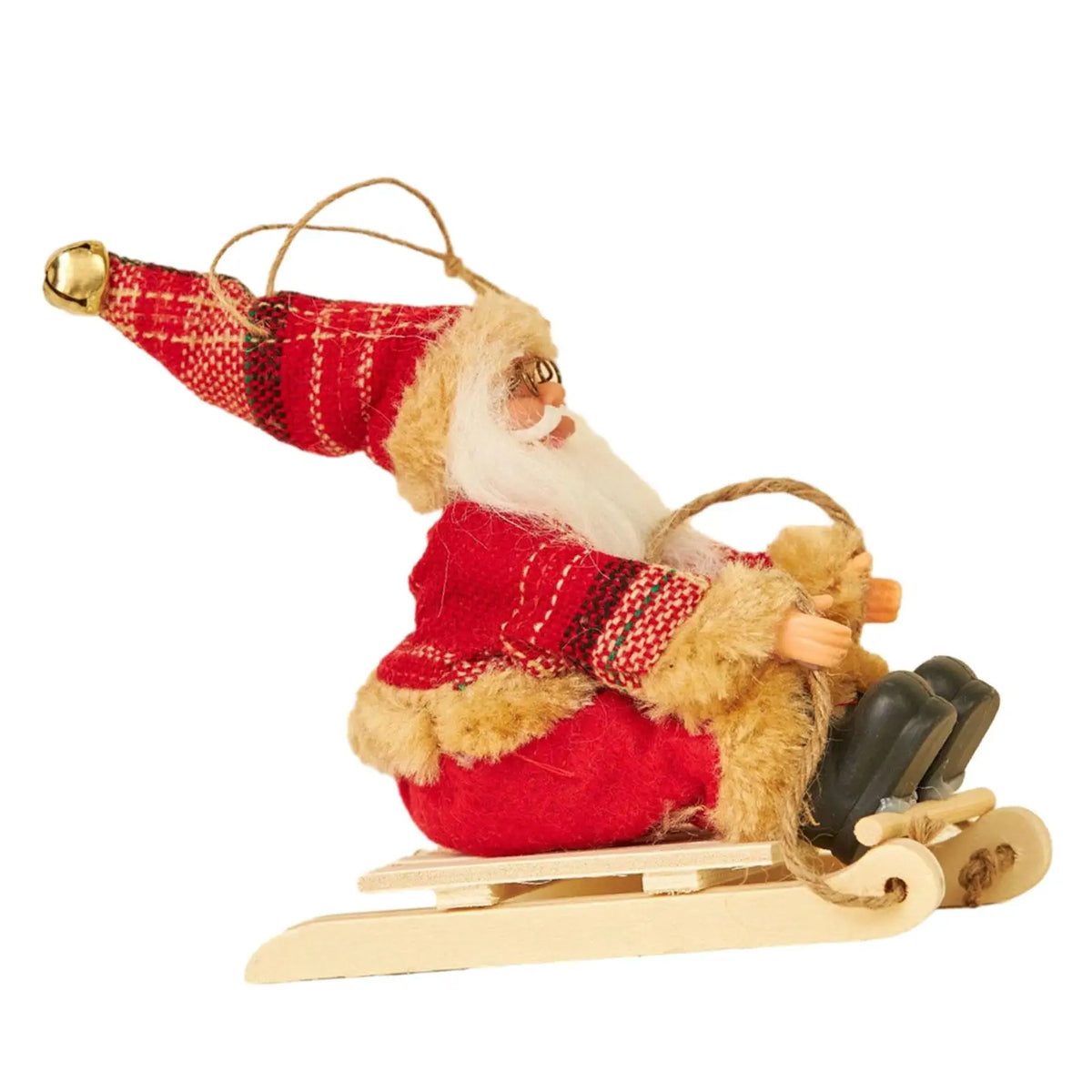 Santa Claus Sledge Figurine | Christmas Table & Mantel Décor