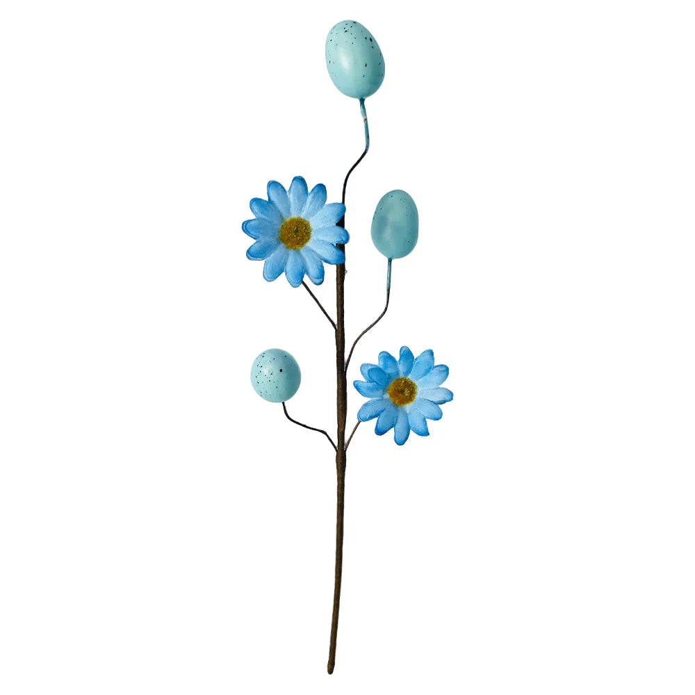 Easter Egg Tree Branch Colorful Foam Artificial Flower Decor