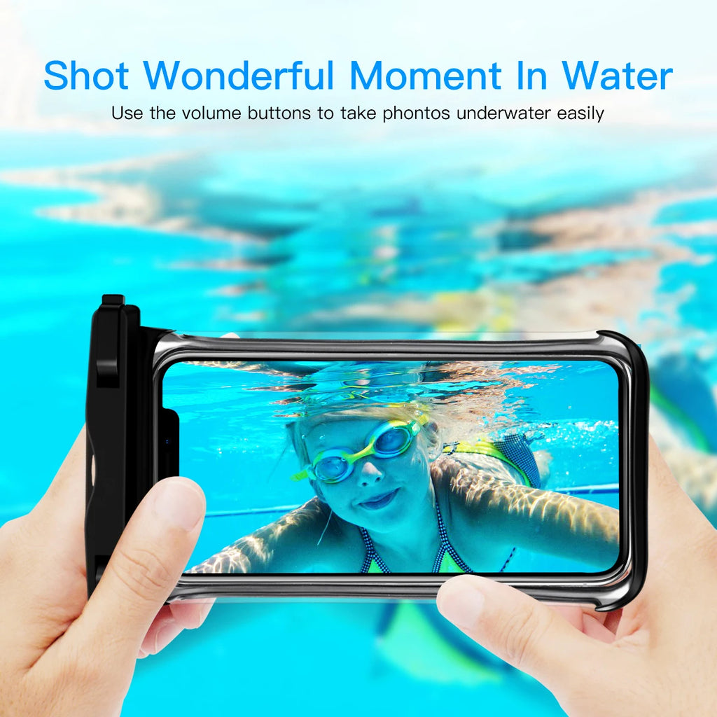 Waterproof Phone Pouch 3/4 Pack – Universal Swim Bag Cover