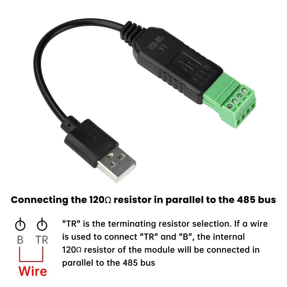 USB to RS485 Serial Converter Module – CH340, PLC & Multi-OS