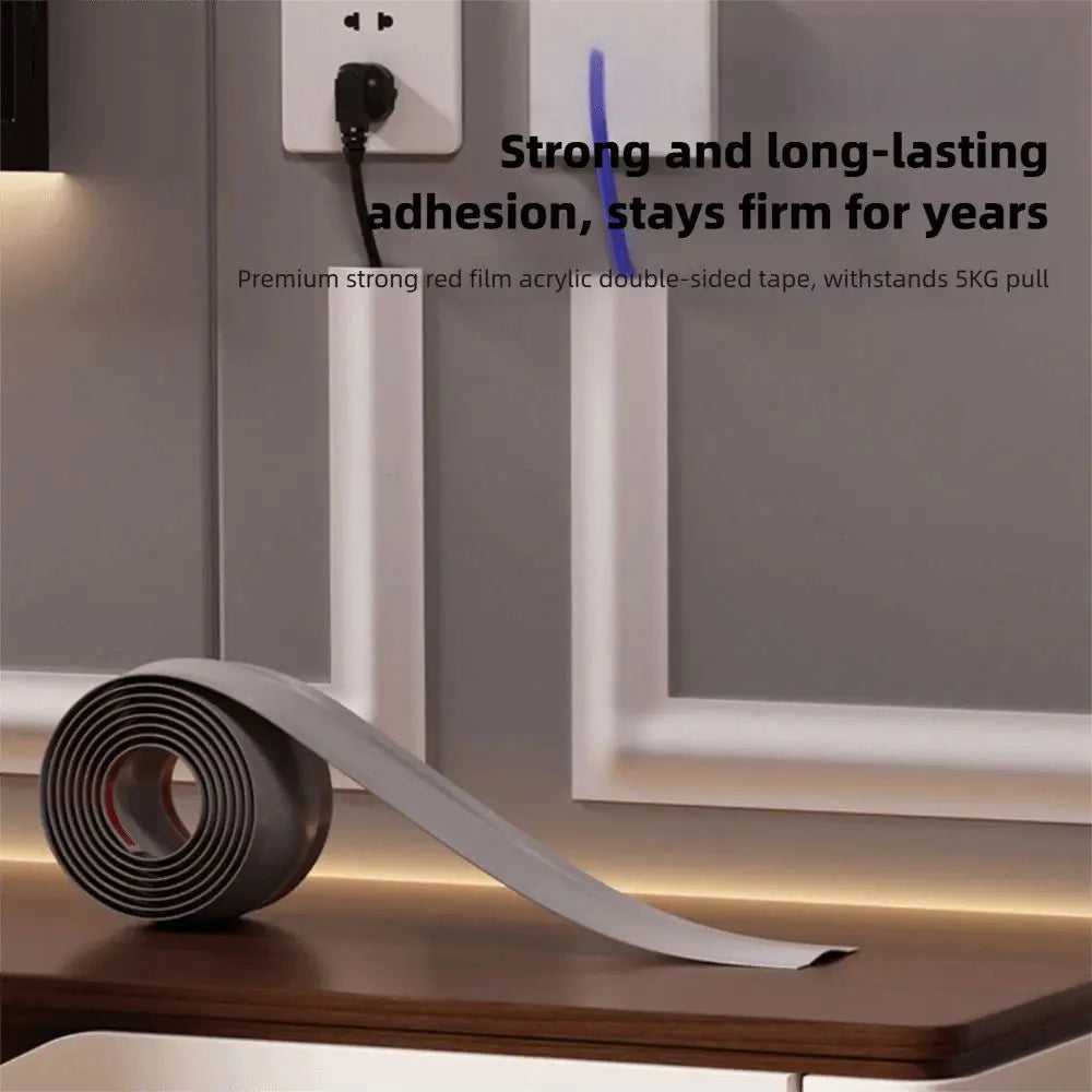 PVC Floor Cord Cover – Flexible Cable Management Wire Hider