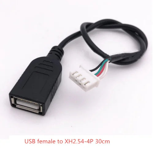 USB Female Terminal DuPont Adapter Extension Cable 30CM 4P