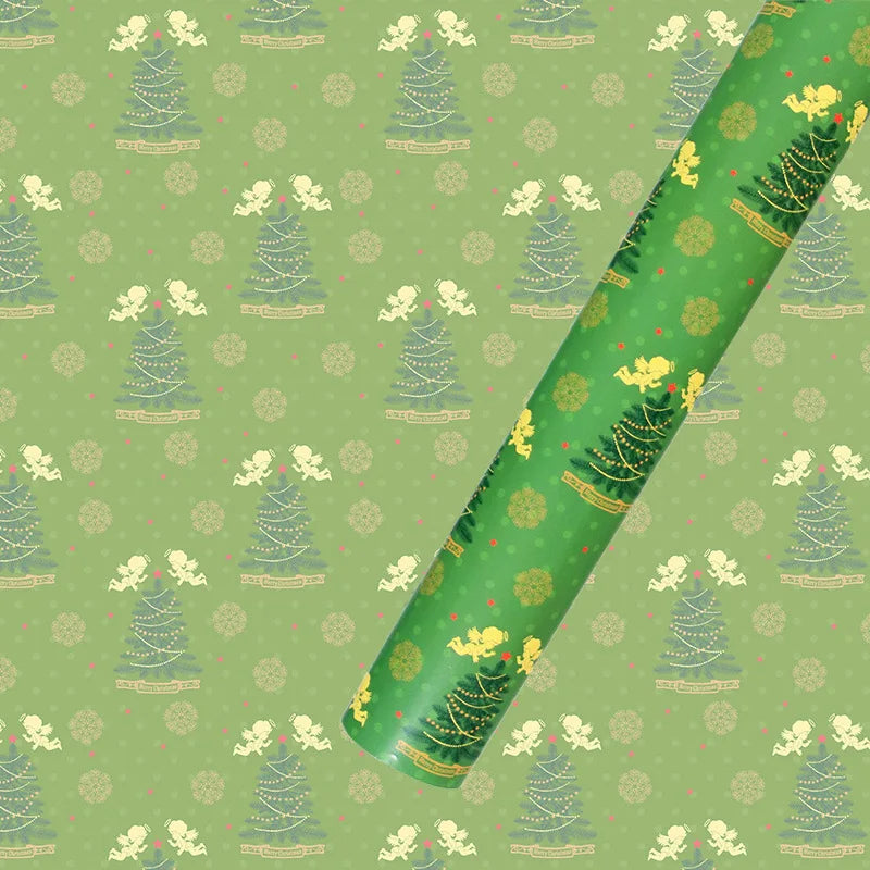 Christmas Wrapping Paper – Snowflake, Tree & Ornament Prints