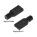 USB to DC 5.5x2.1mm Female Adapter – Power Converter