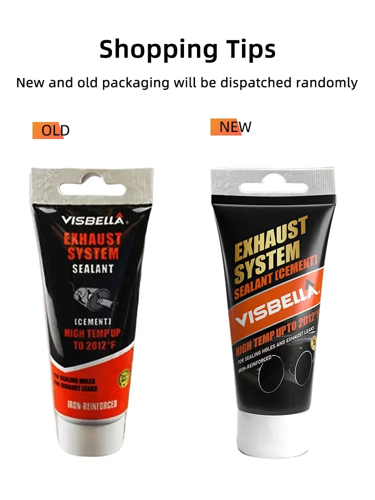 75g High-Temp Exhaust Pipe Sealant Paste | Muffler Repair