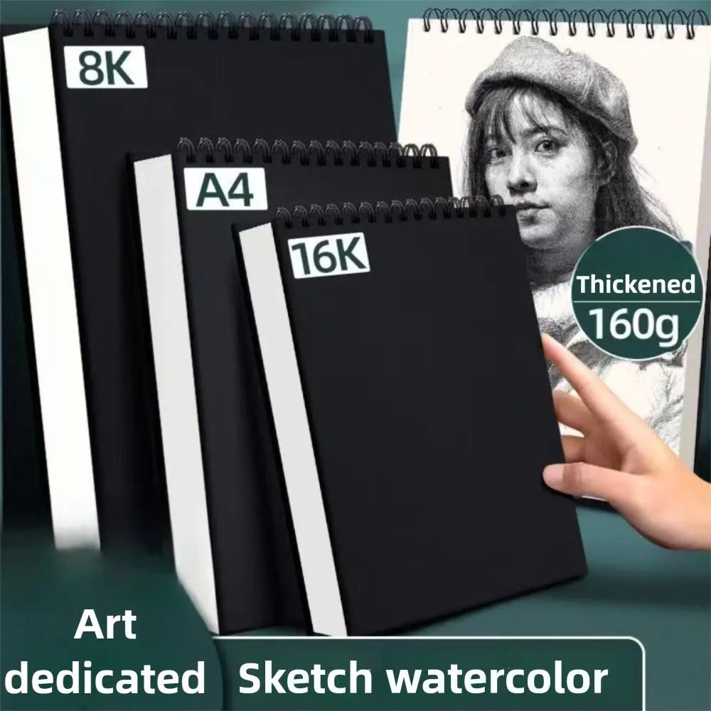 Spiral Sketchbook 30 Sheets | A4 A5 A6 Acid-Free Drawing Pad