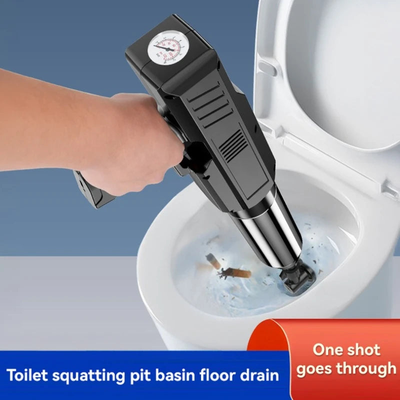 Electric High-Pressure Drain Unclogger – 8-Piece Home Set
