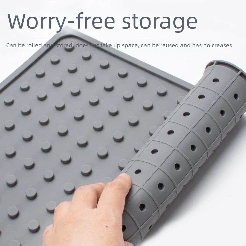 Silicone Drainage Mat | Heat-Resistant Non-Slip Kitchen Trivet