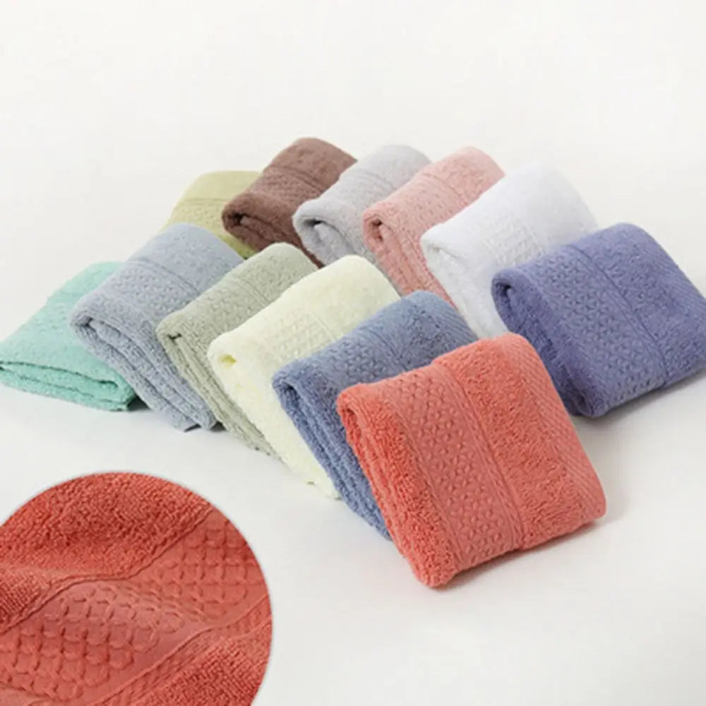 100% Cotton Square Face Towel – Soft Absorbent Wash Cloth