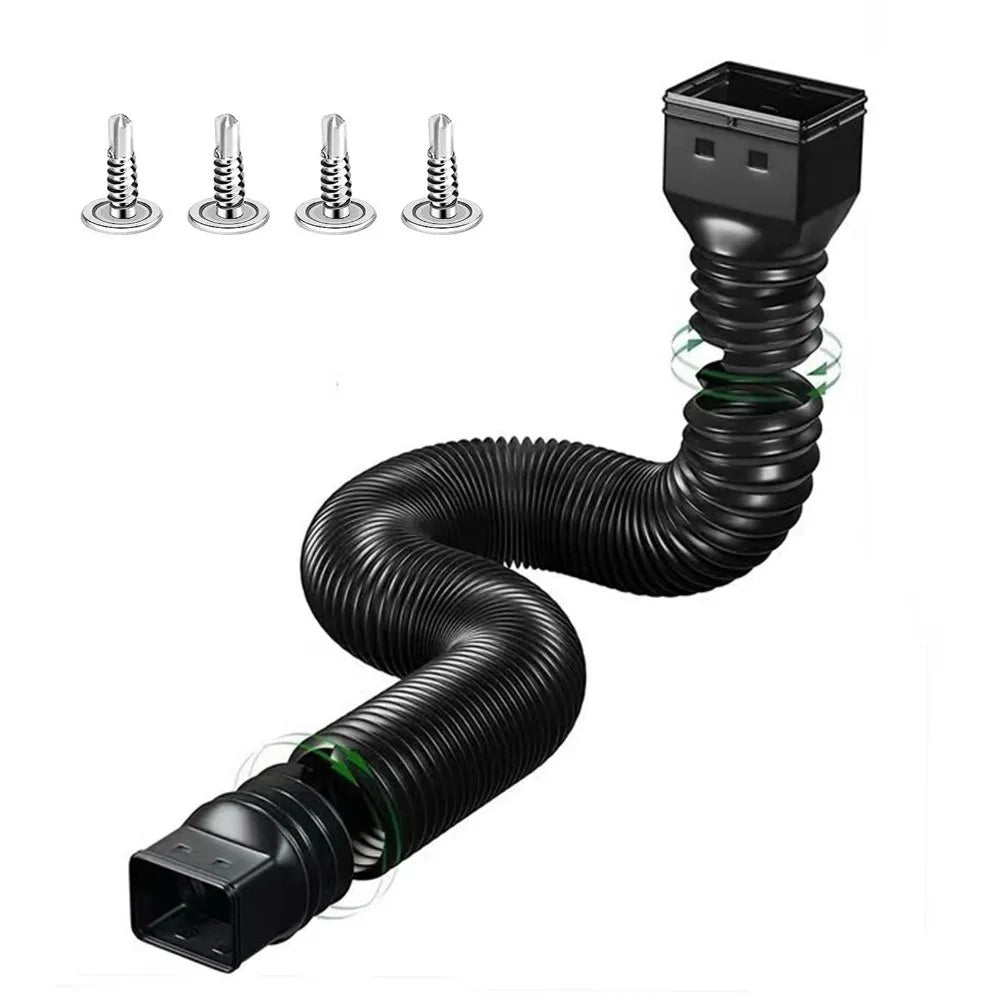 Retractable Gutter Downspout Extender – Adjustable PE Drain