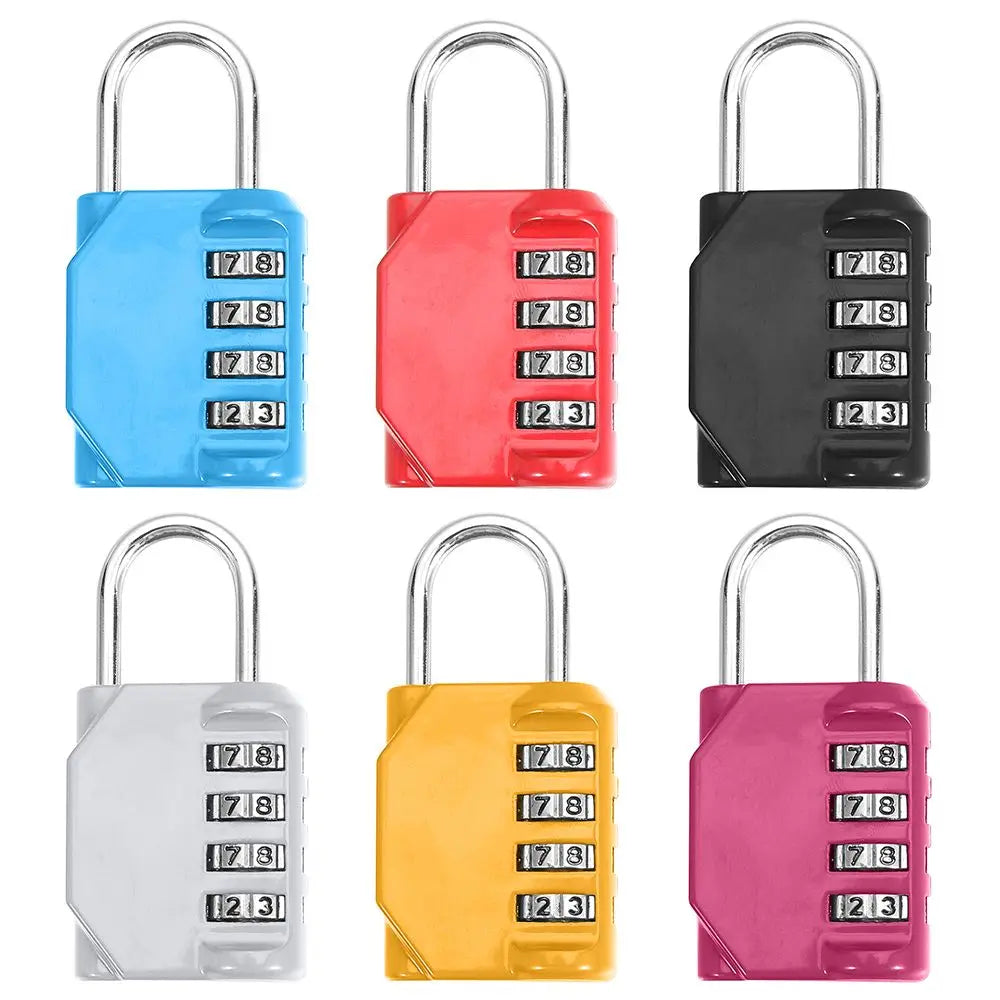 4-Digit Combination Padlock – Waterproof Rust-Proof Travel Lock