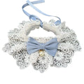 Pet Lace Bowknot Scarf – Cat & Dog Neckerchief Collar Bib