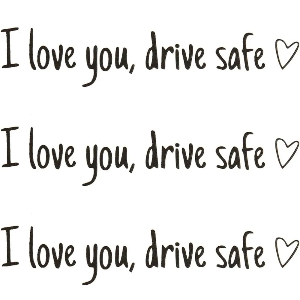"You Are Beautiful" Mirror Decal Stickers 3-Pack | PVC Car