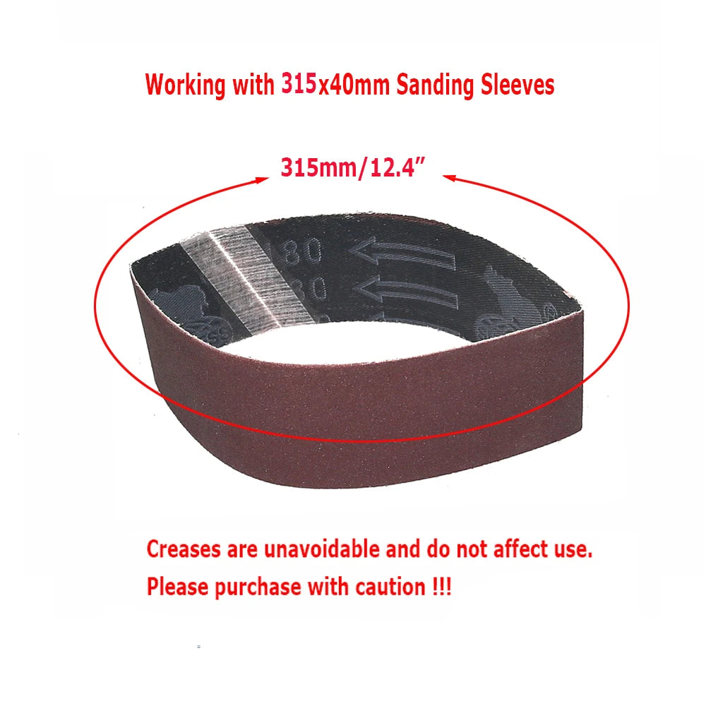 M14 Rubber Expander Wheel 100x40mm + AO Sanding Sleeves P60–P800