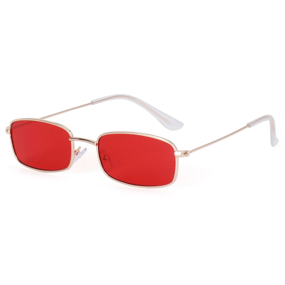 Women's Vintage Small Oval Metal Sunglasses UV400