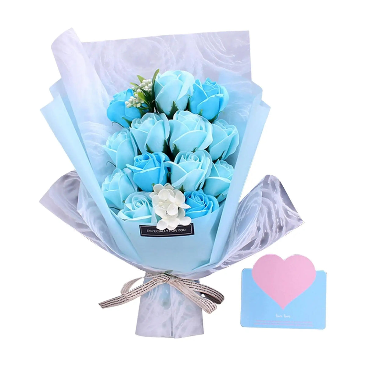 Rose Soap Flower Bouquet – Artificial Gift for Home & Party