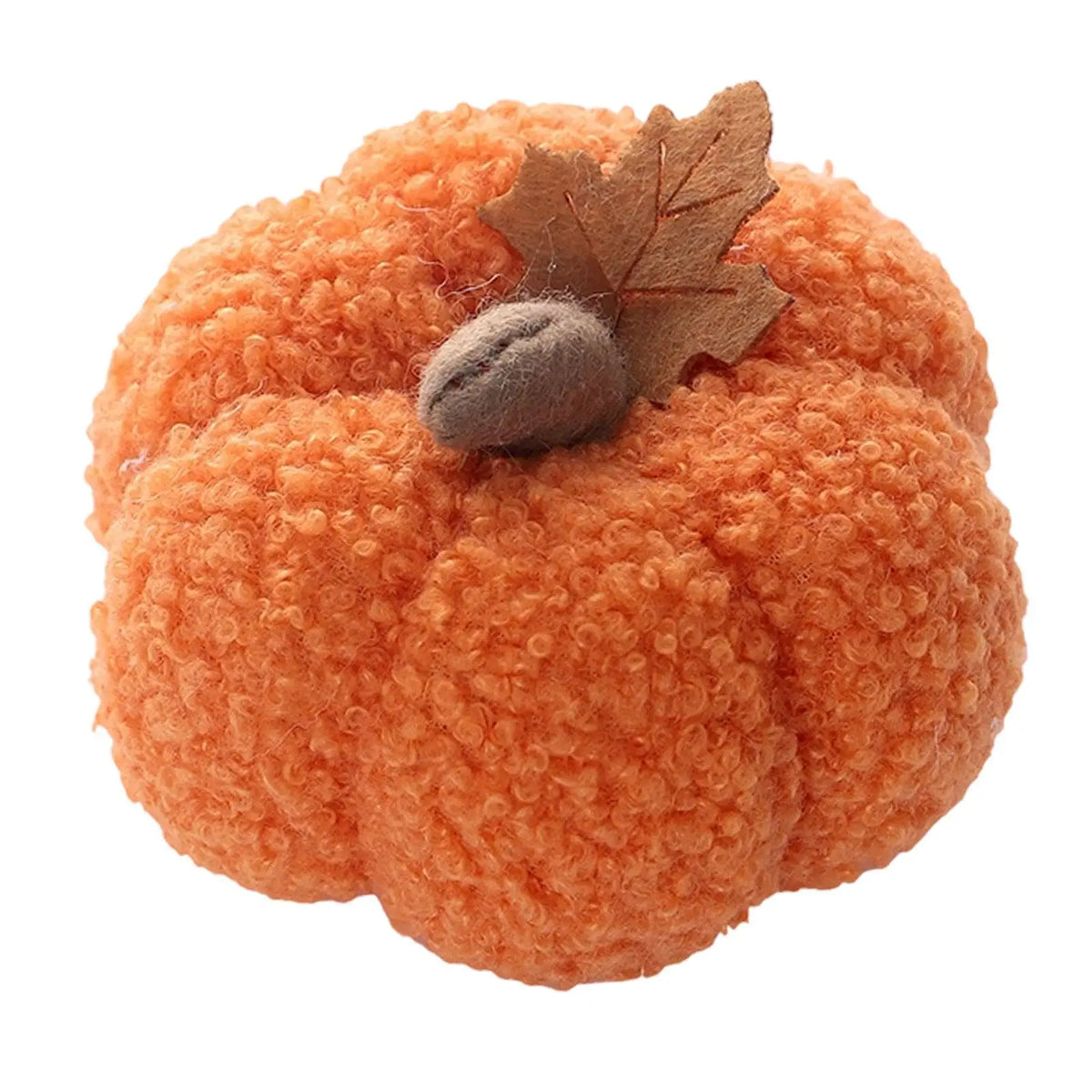 Velvet Artificial Pumpkin – Fall & Thanksgiving Tabletop Decor