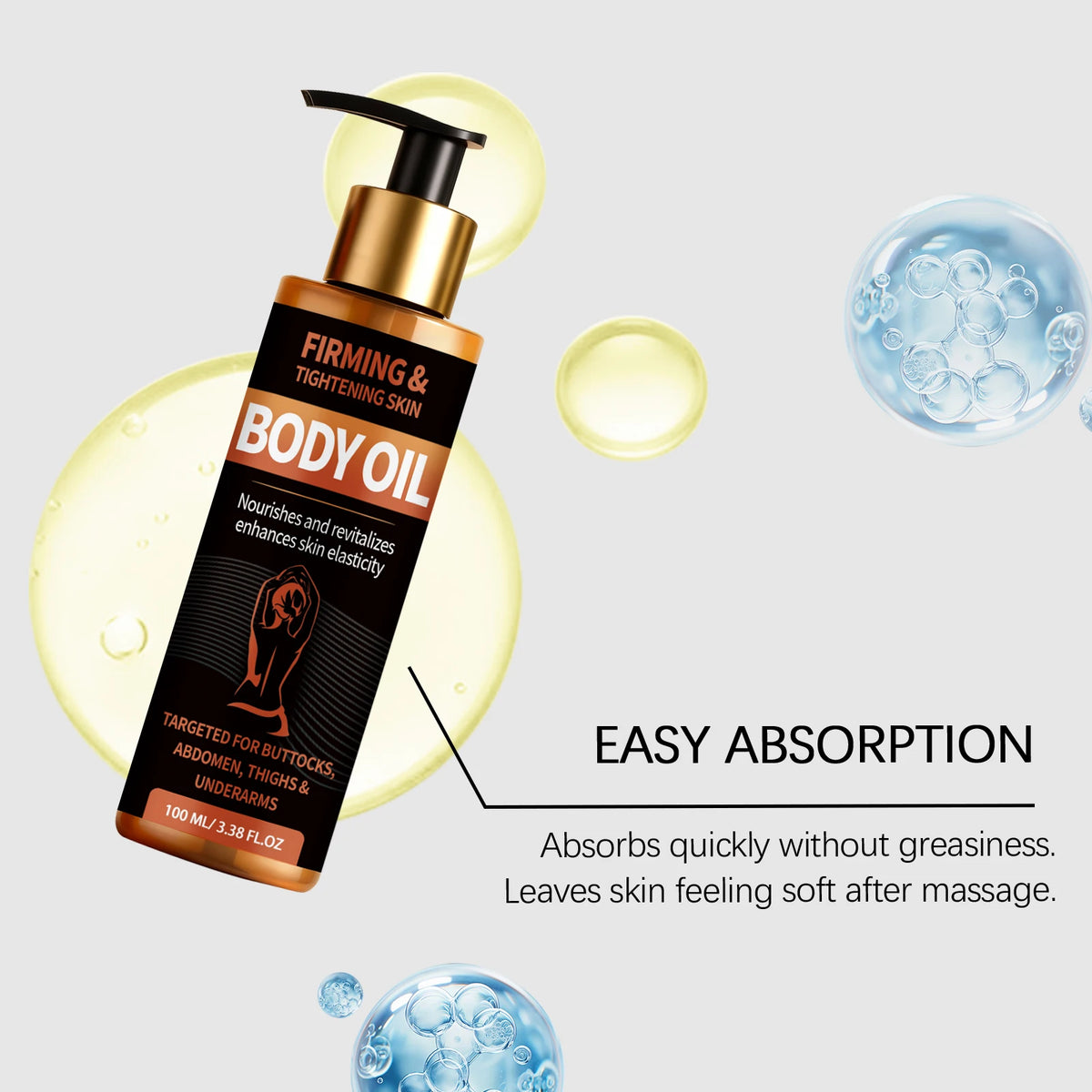 Firming Body Oil – Skin Elasticity & Tightening Massage Oil