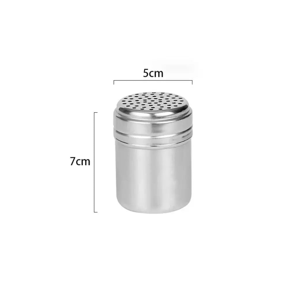 Stainless Steel Spice Shaker Jar | Rotating Lid – 3 Sizes