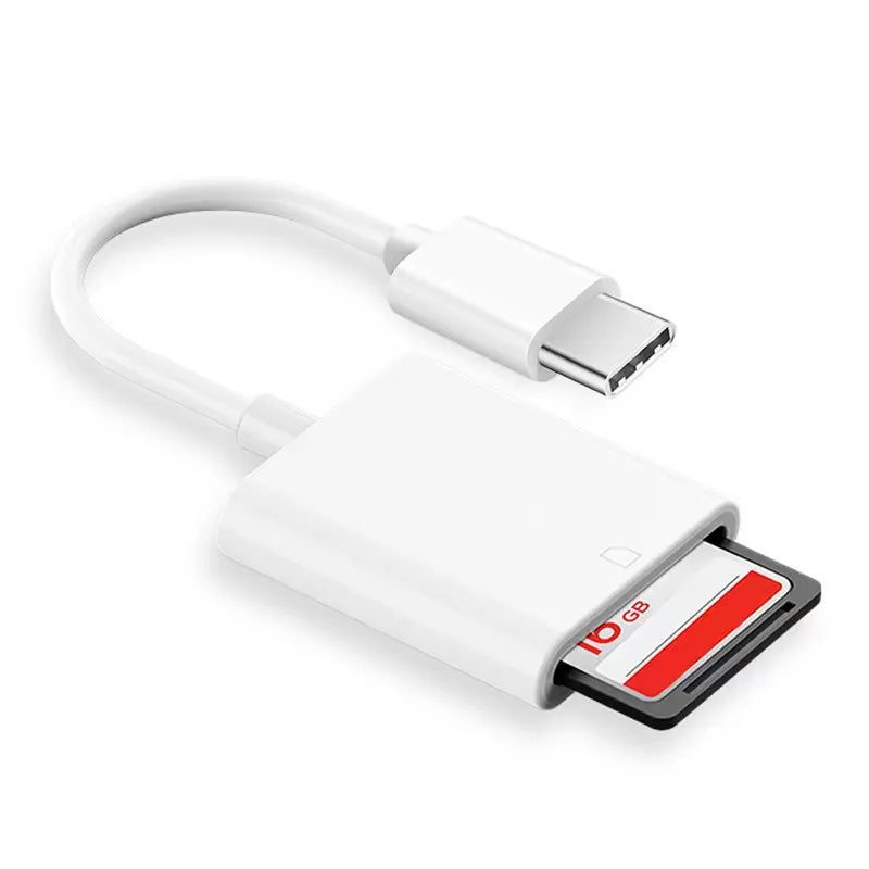 USB-C SD & TF Card Reader OTG Adapter – iPad, MacBook & More