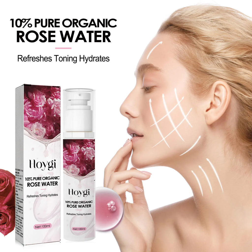 Hoygi Rose Water Facial Toner – Hydrating Pore-Minimizing Serum