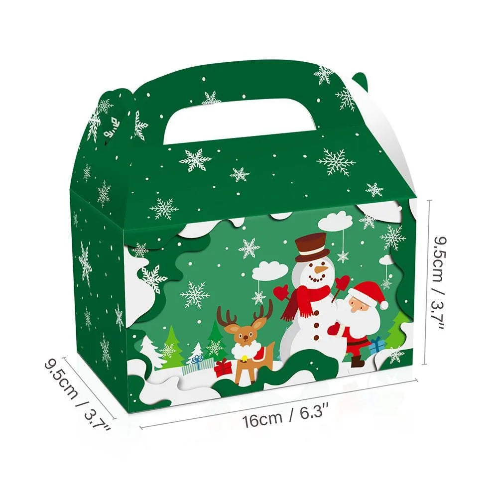 12-Pack Christmas Gift Boxes – Festive Cardboard Packaging