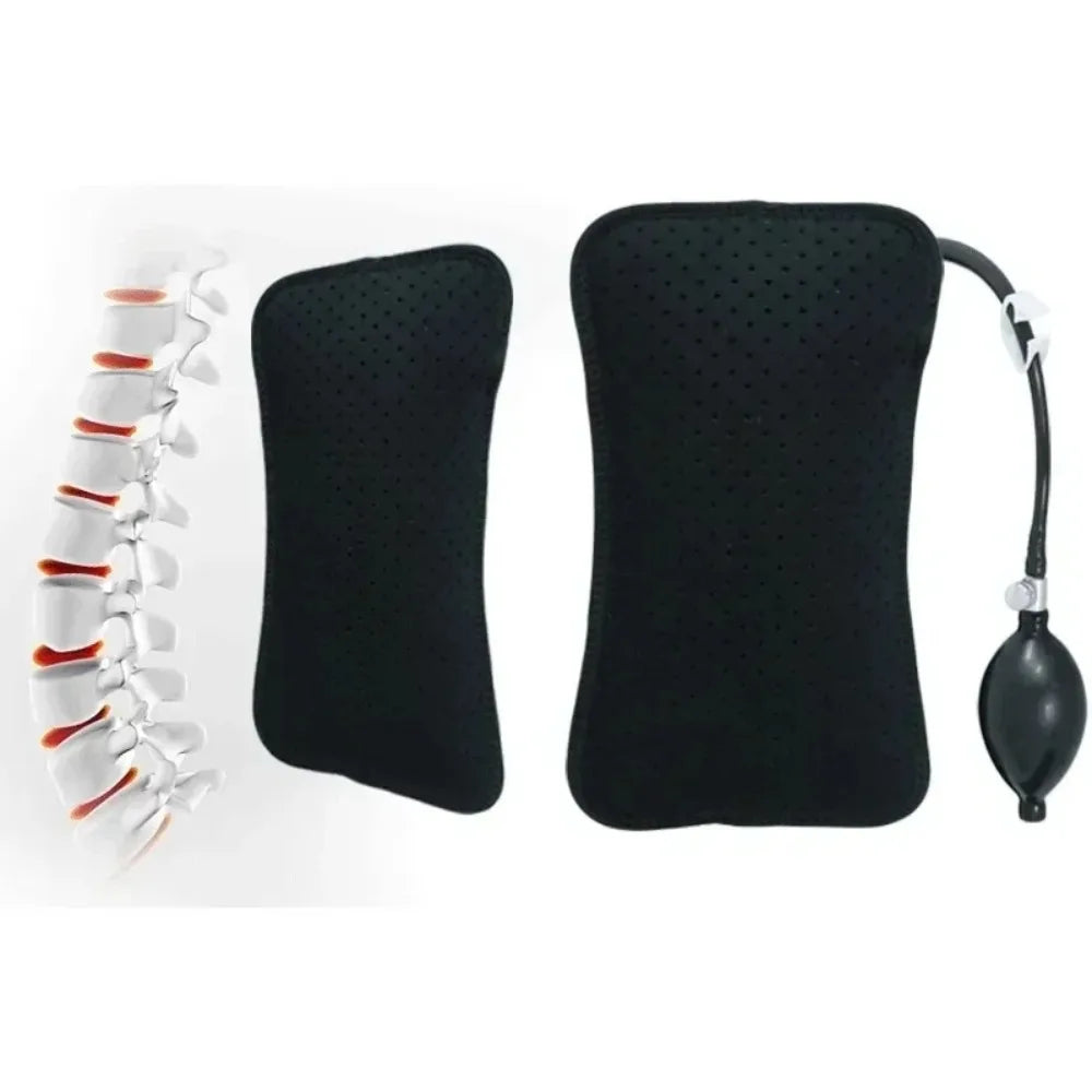Inflatable Lumbar Support Cushion | Adjustable Air Pressure