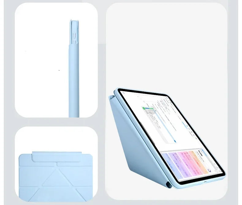 PU Leather Tri-Fold Stand Case – Samsung Galaxy Tab S10 Lite