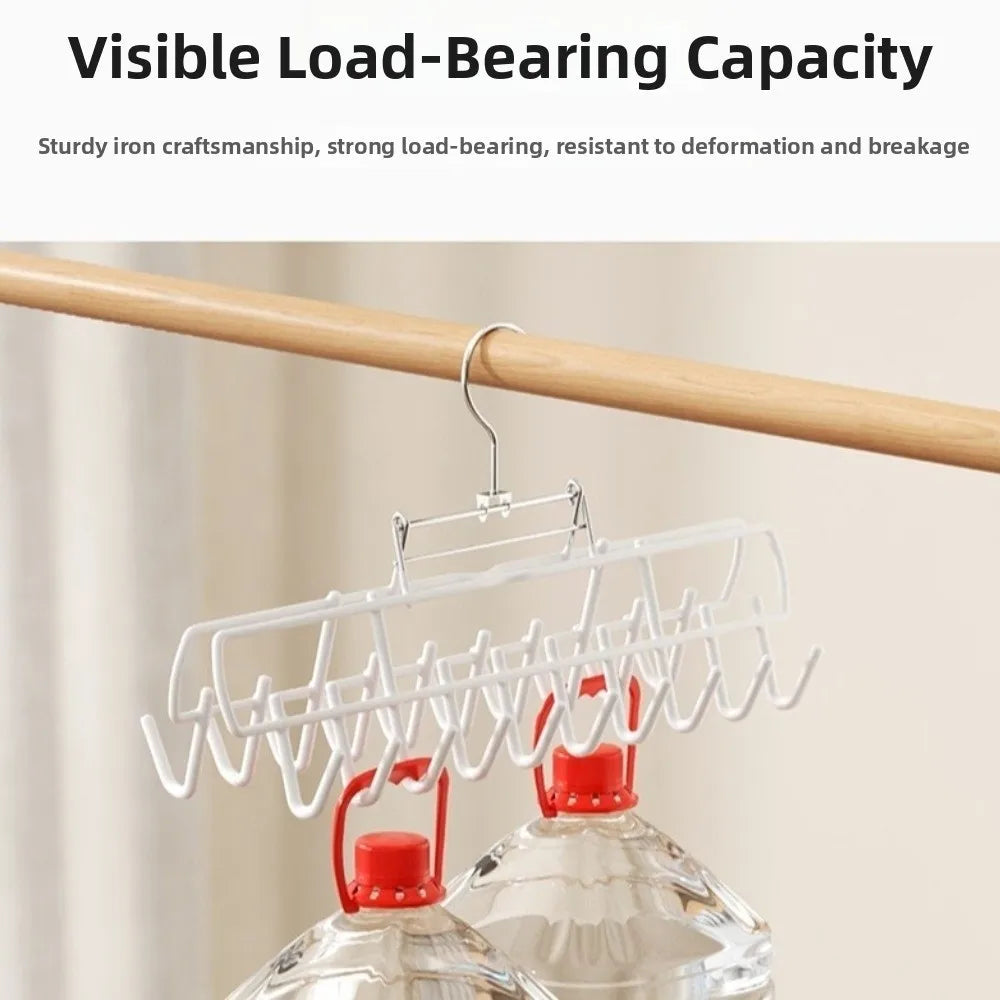 Rotating 20-Hook Foldable Lingerie Hanger | Closet Organizer