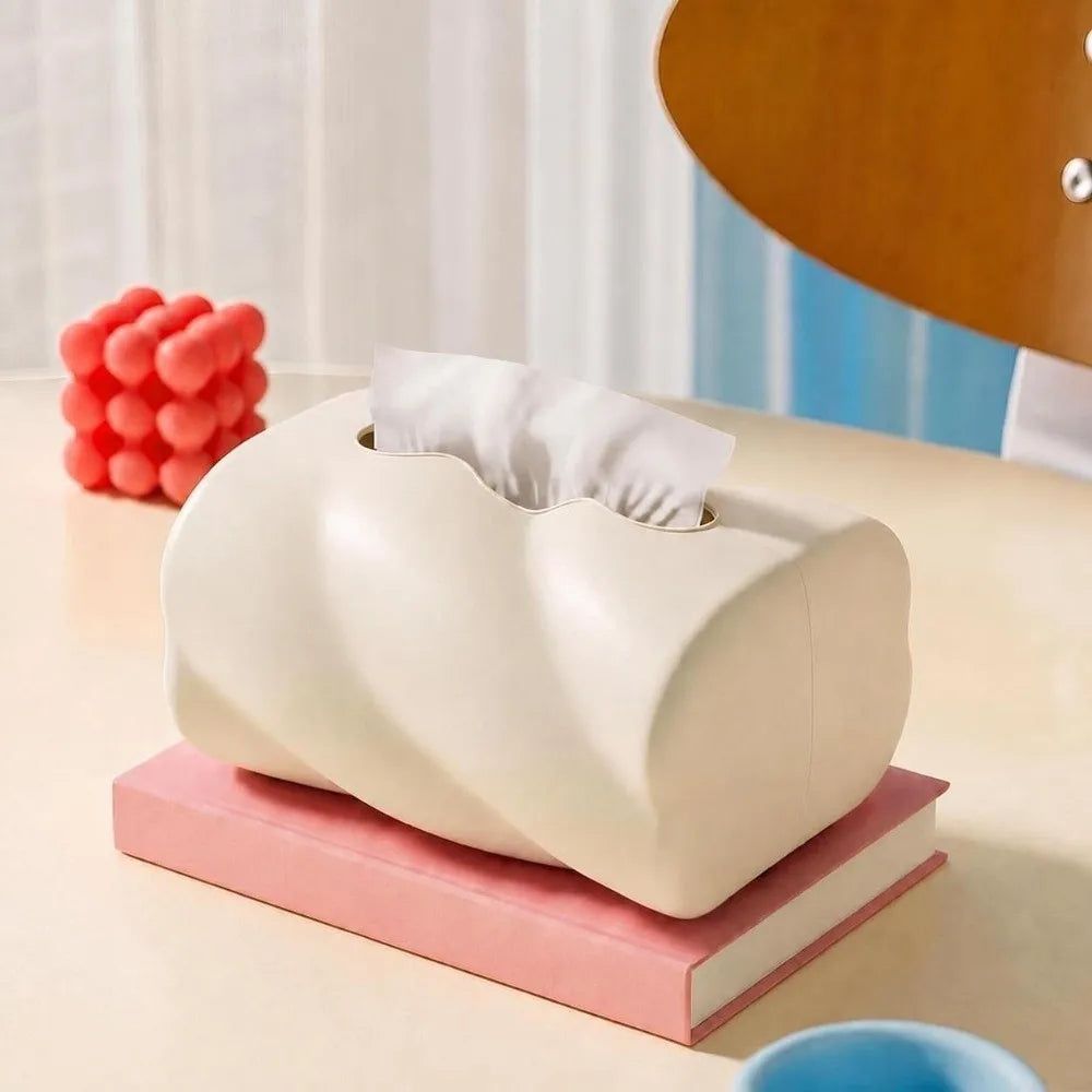 Cloud Design Desktop Tissue Box – Dust-Proof Napkin Holder
