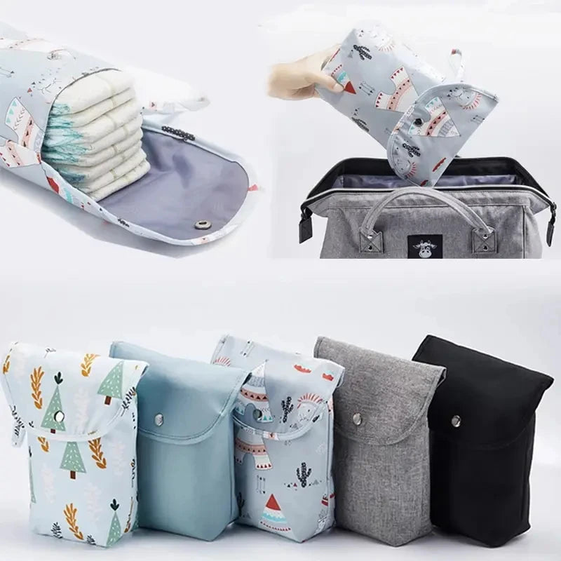 Waterproof Baby Diaper Bag – Wet Dry Travel Organizer Pouch