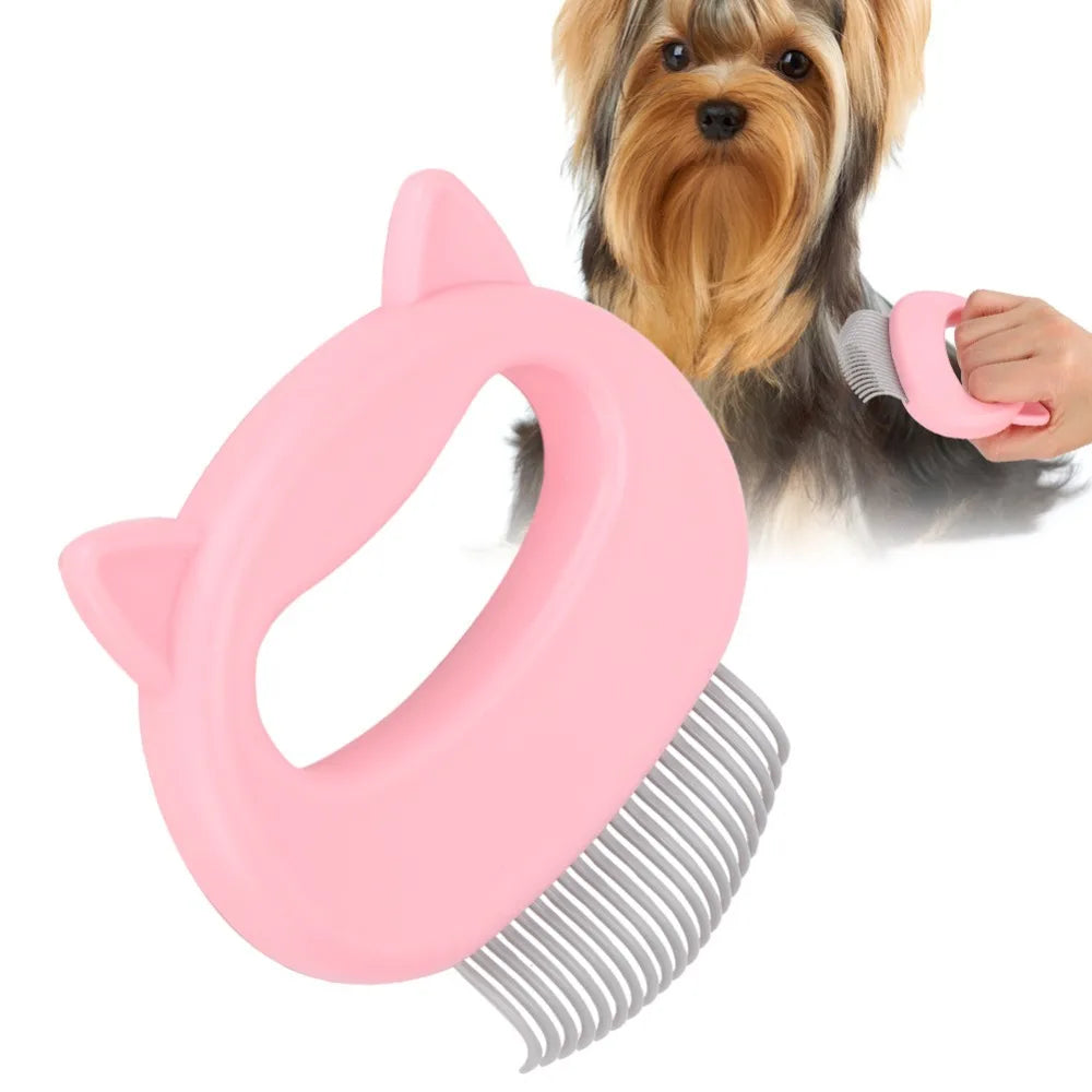 Shell Shape Cat & Dog Deshedding Brush – Fur Removal Comb