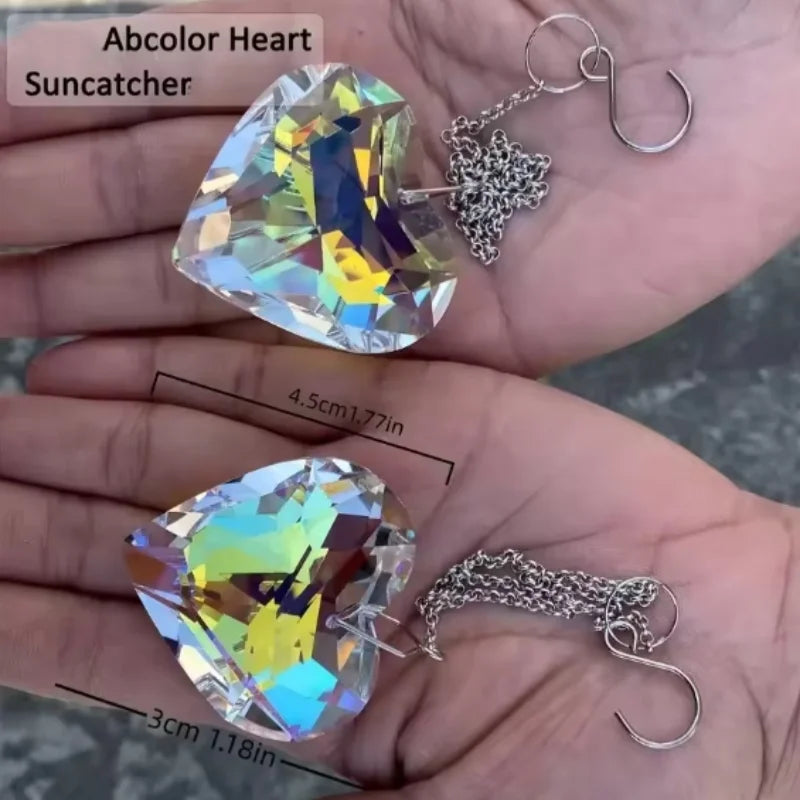 Crystal Sun Catcher Prism – Glass Rainbow Maker Pendant