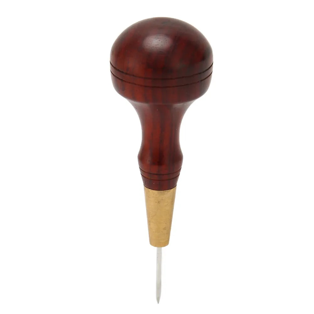 3mm Diamond Leather Stitching Awl – Rosewood Handle DIY Tool