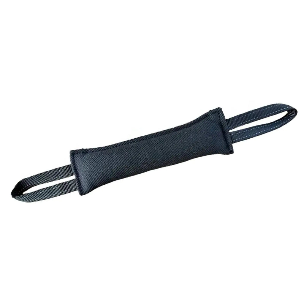 Dog Tug Toy Double Handles – Durable Linen Bite Pillow