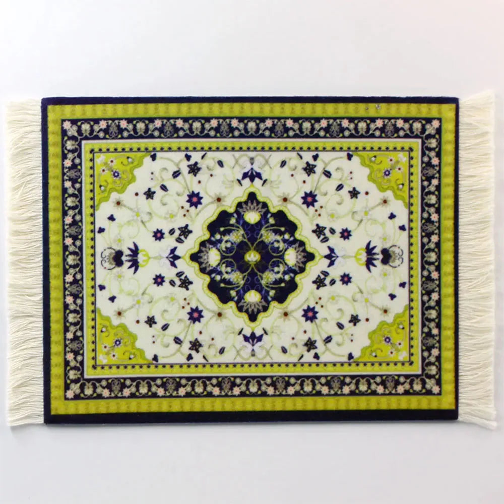 Persian Carpet Mouse Pad – Anti-Slip Rubber Gaming Mat 18×26cm