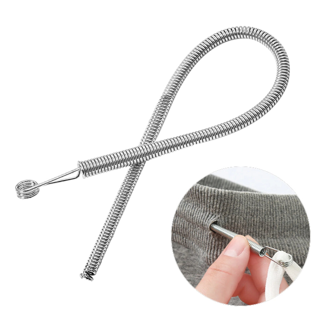 Bendable Spring Drawstring Threader for Elastic & Cord