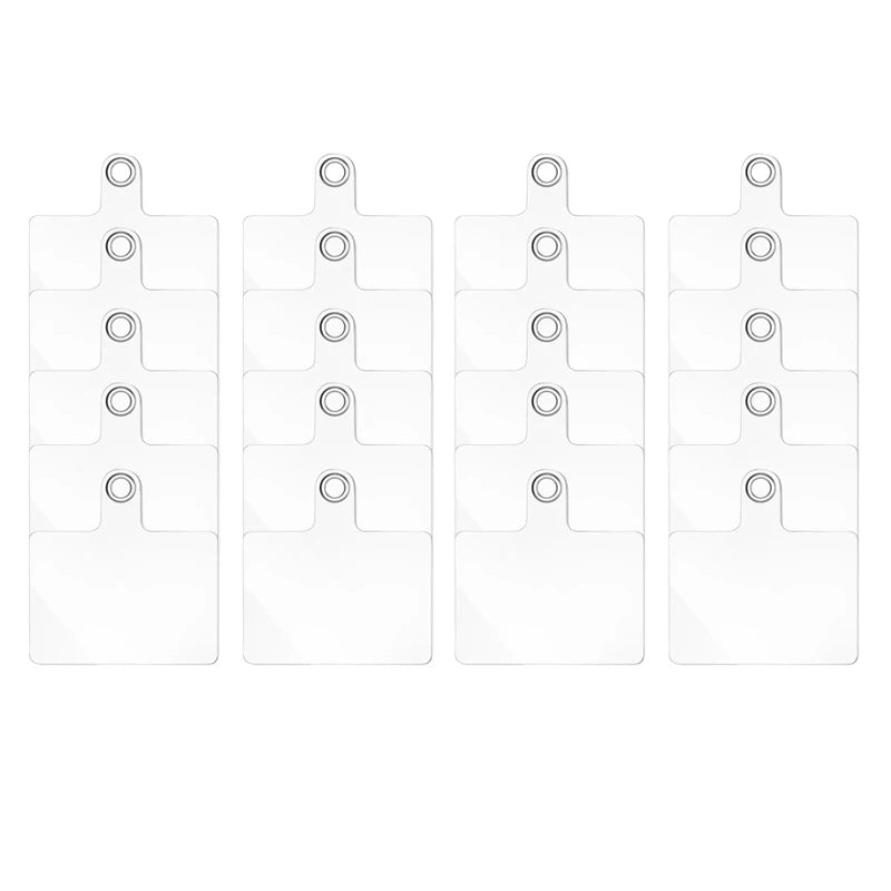 Universal Clear Phone Lanyard Tether Tabs – PVC Strap Patches