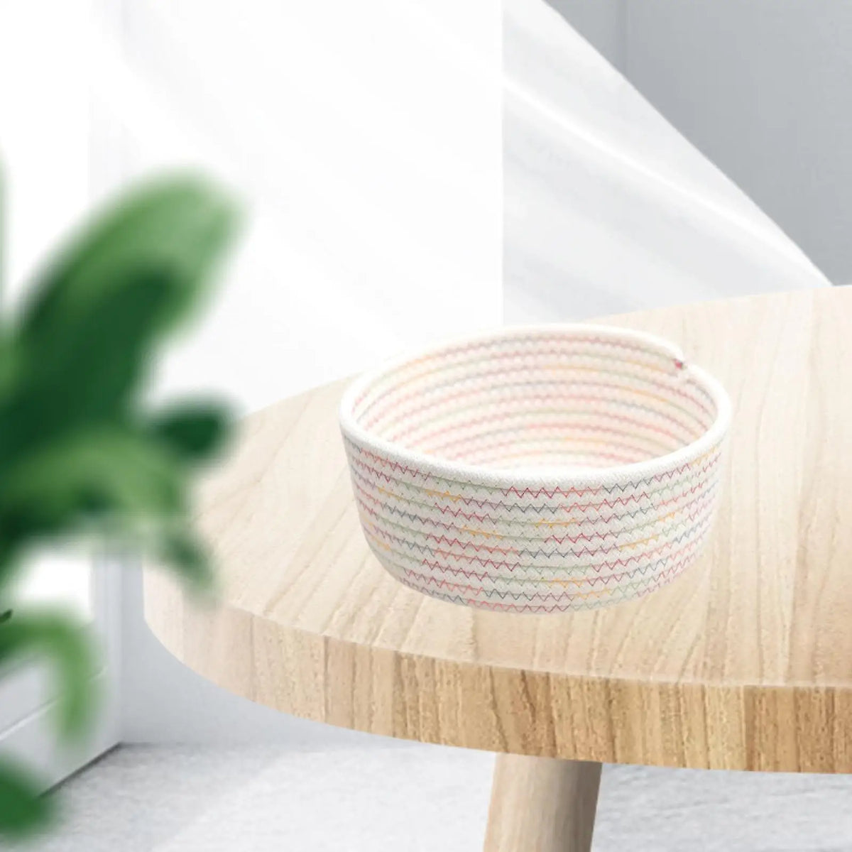 Decorative Cloth Storage Basket – Nordic Desktop Organizer