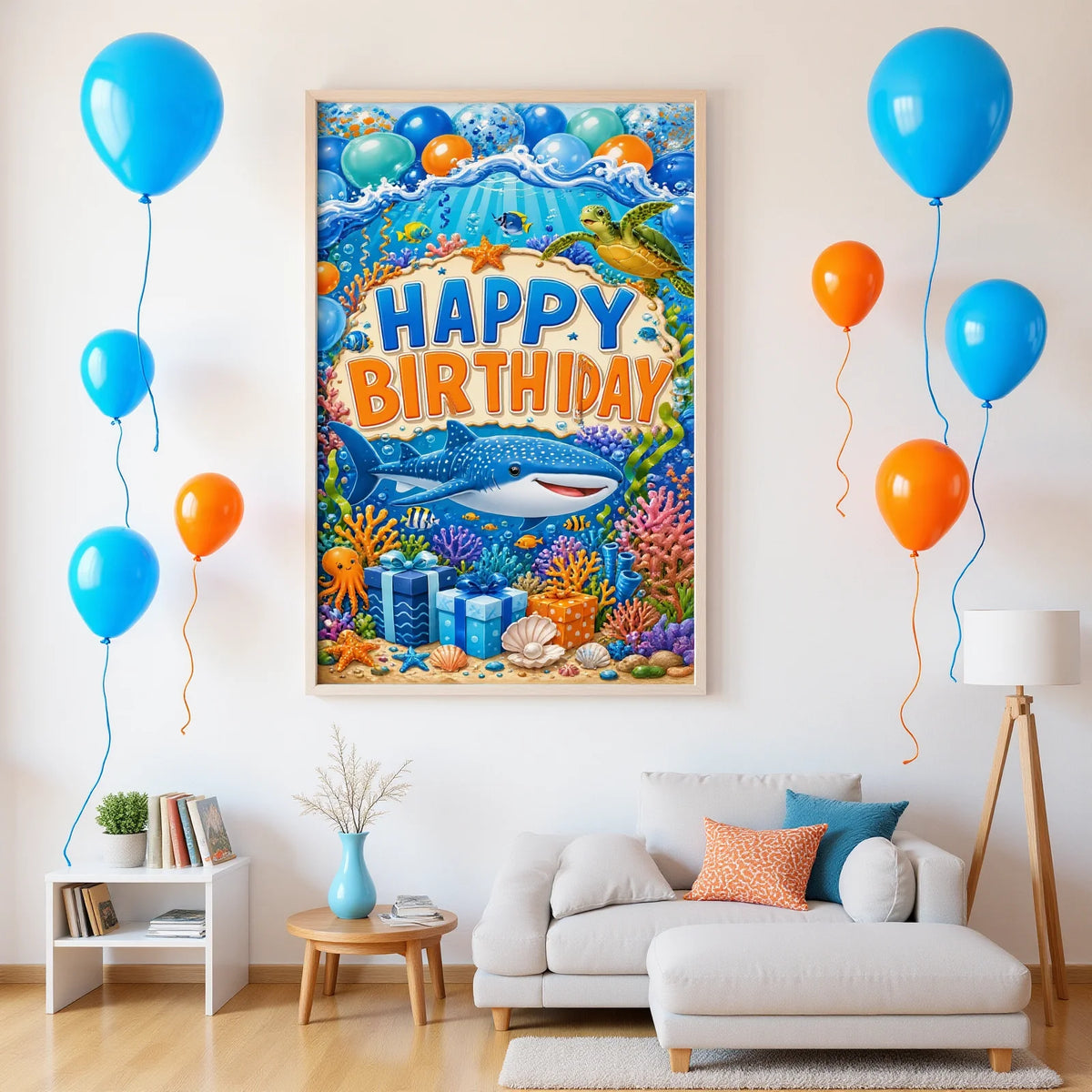 Pickle Birthday Banner Floral Accent – Party Photo Prop