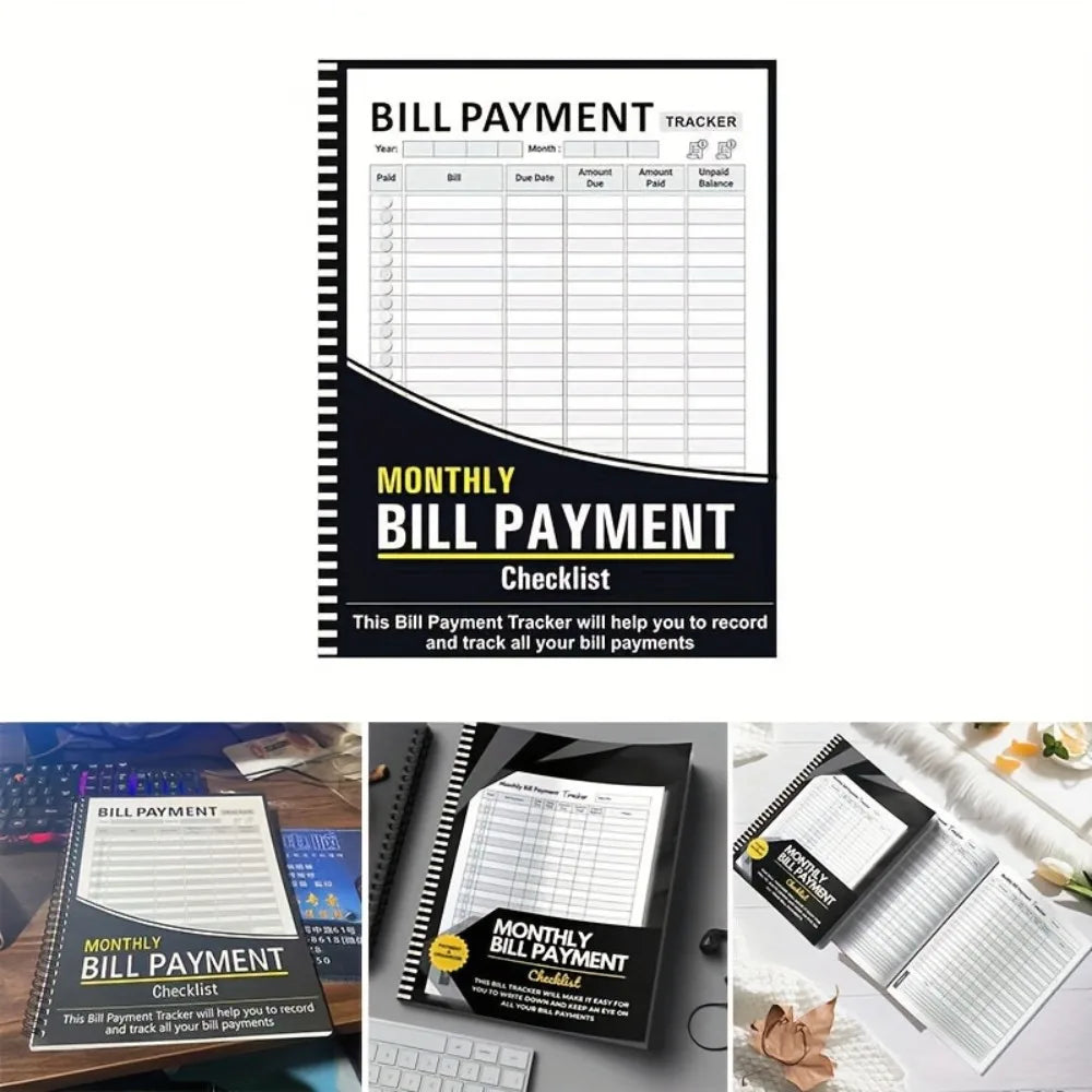 Monthly Budget Planner & Bill Tracker Notebook | Finance Book