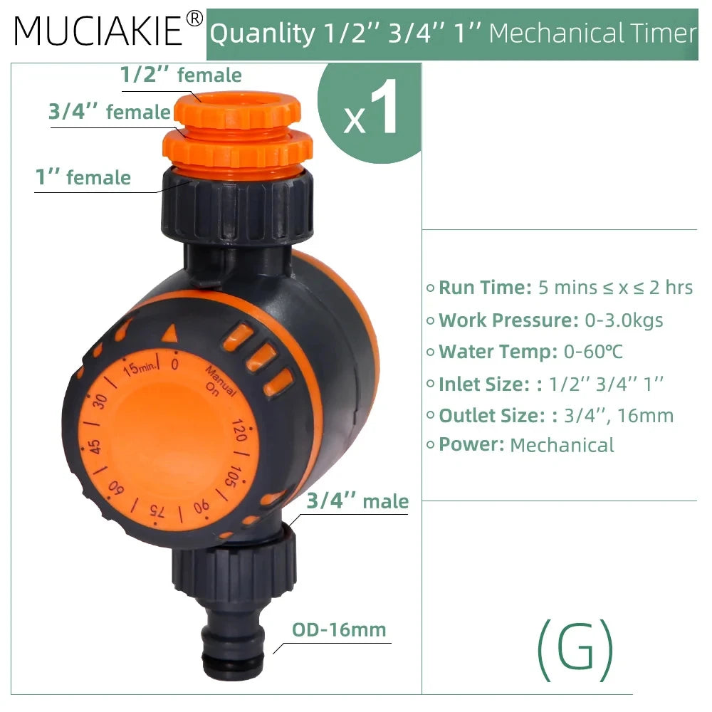 Programmable Garden Water Timer – Auto Faucet Hose Controller