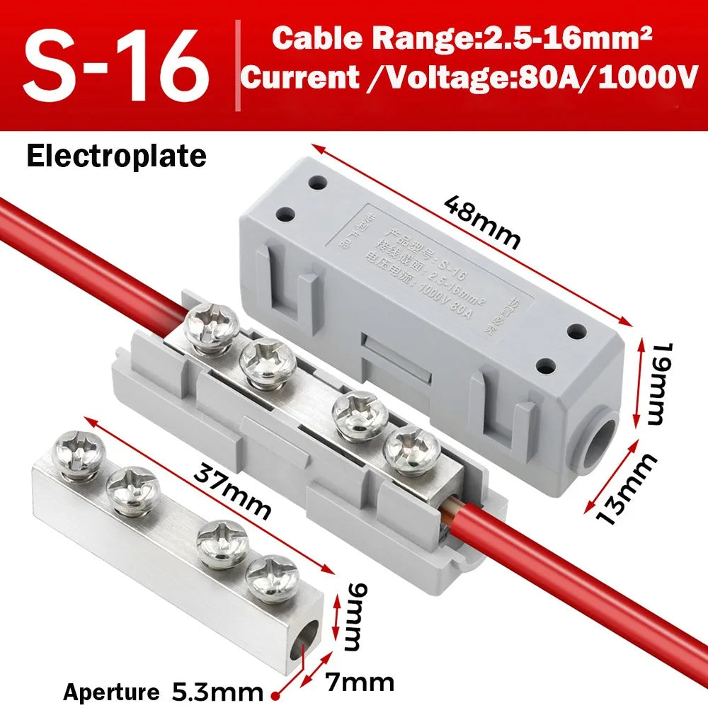 Brass Quick Wire Connector – High Power Splitter Terminal Block