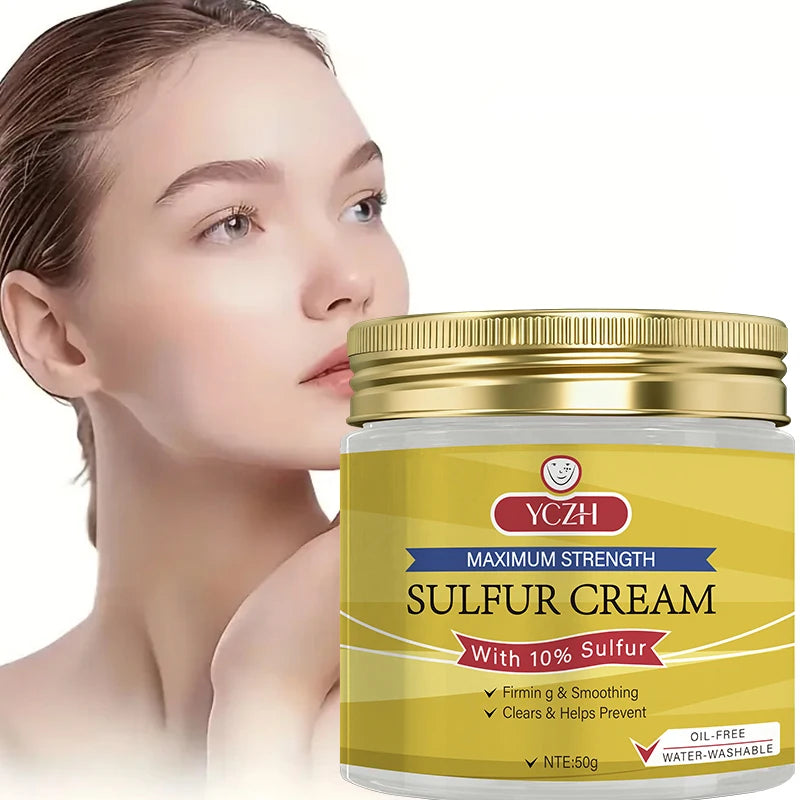 YCHZ Sulfur Cream – Pore Minimizing & Skin Firming | 50g