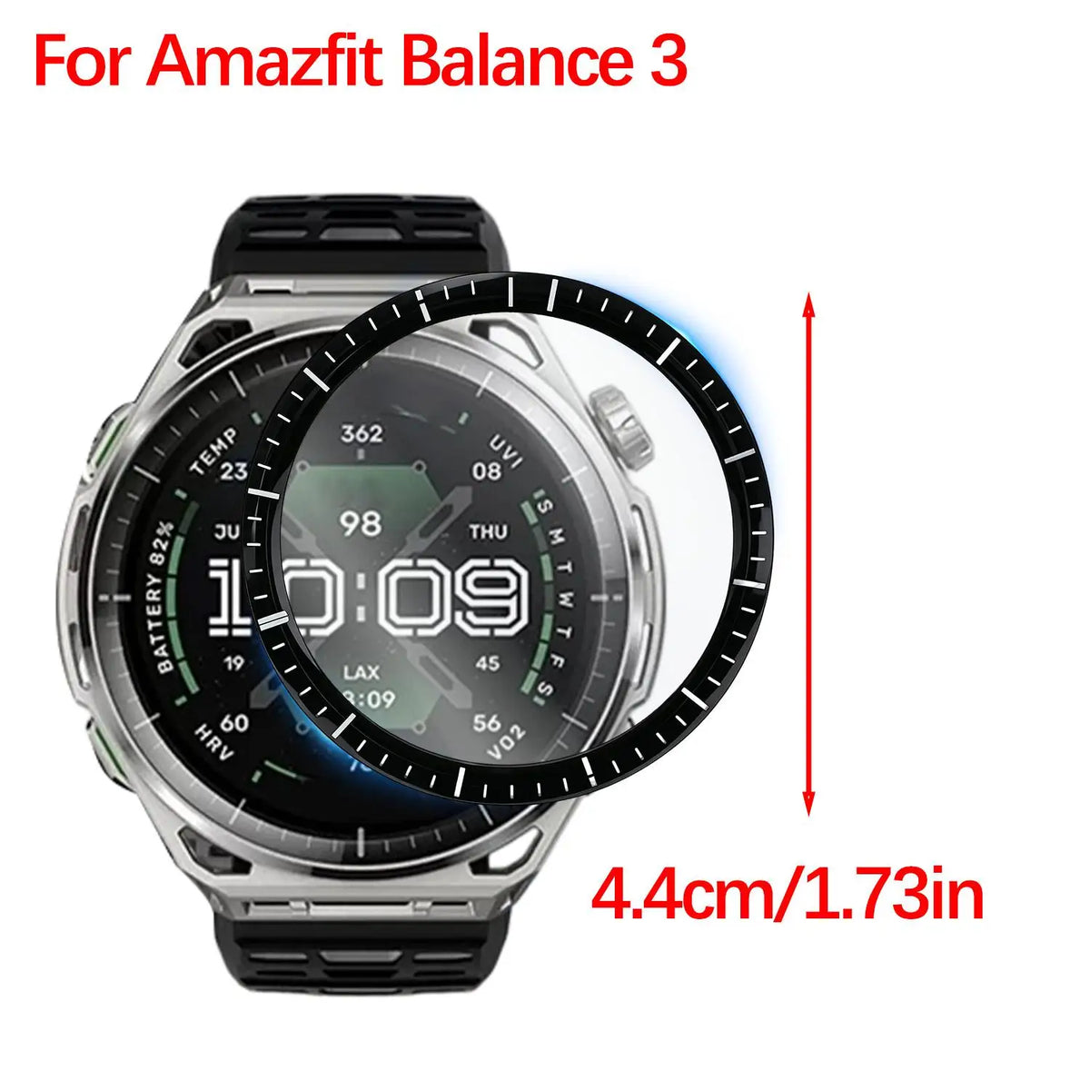 Amazfit Balance 3 Screen Protector – 3D Curved HD TPU Film